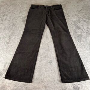 VTG Ralph Lauren Corduroy Pants Womens 14 Black Y2K Relaxed Cords Preppy 90s